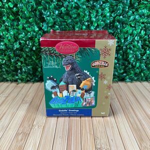 Godzilla Origins Greetings Carlton Heirloom Christmas Ornament Sound 2006 #147